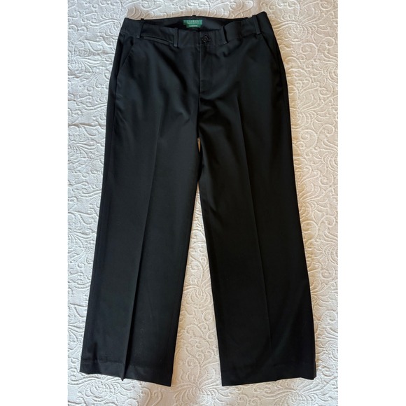 Lauren Ralph Lauren Pants - Lauren Ralph Lauren Sanderson Career Black Dress Pants Women 12 Straight Leg